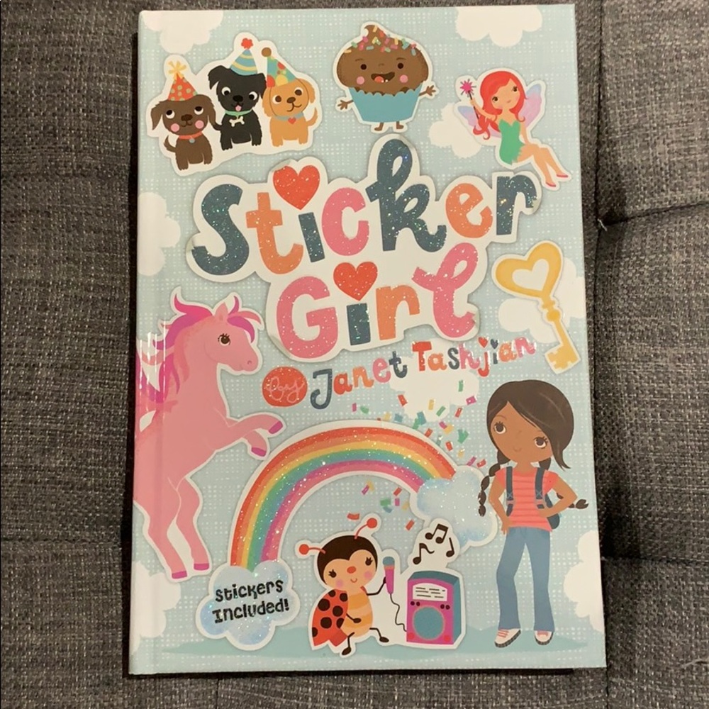 sticker girl book